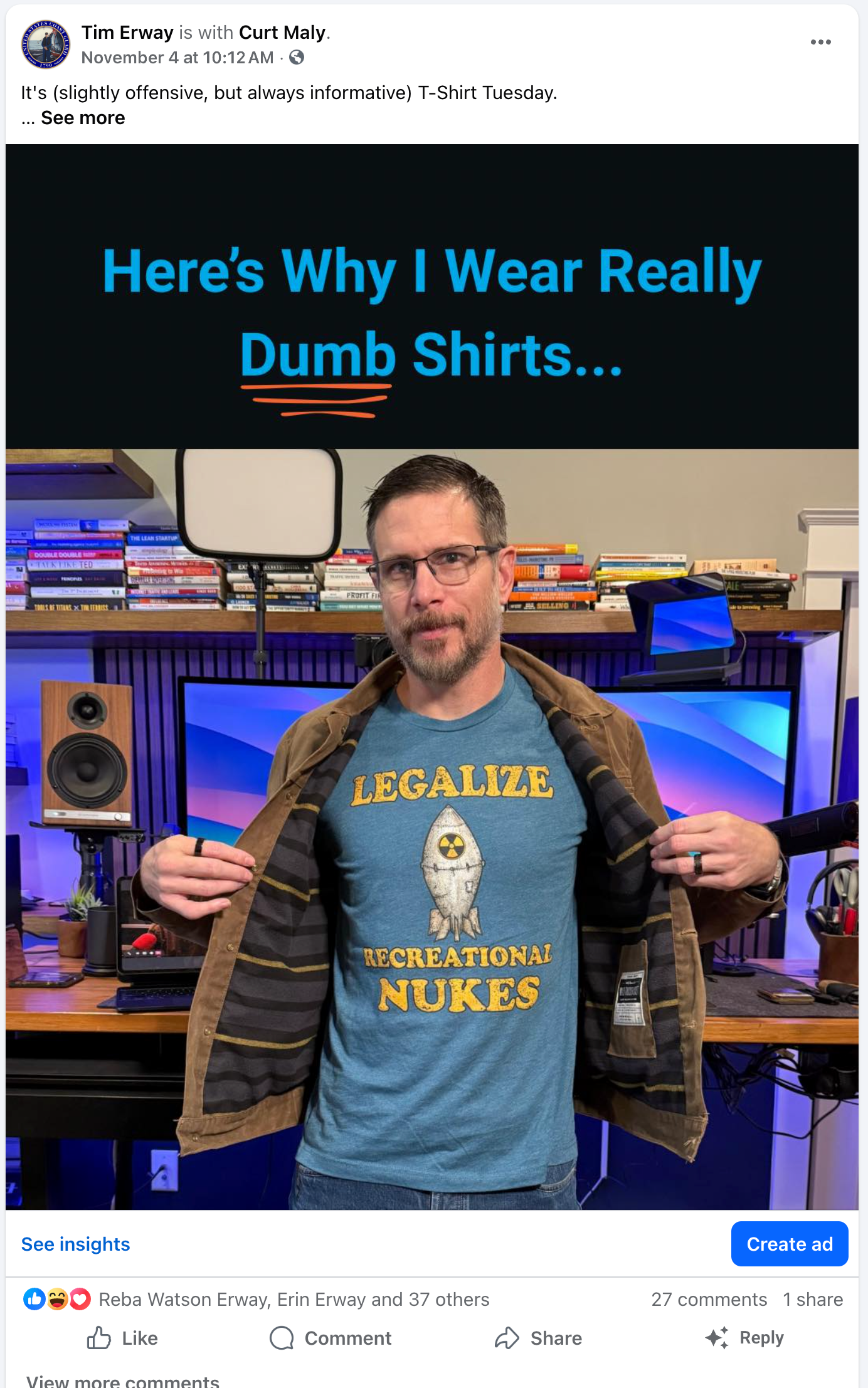 T-Shirt Tuesday Post